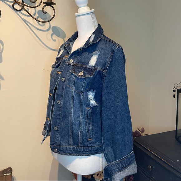 Etiquette Jean Jacket size Medium women’s - Picture 2 of 5